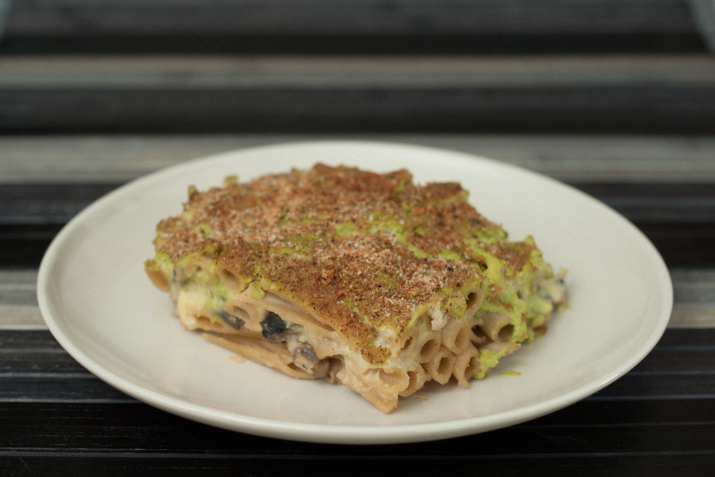 Penne Al Forno Con Funghi E Crema Di Piselli – Piatto Pronto
