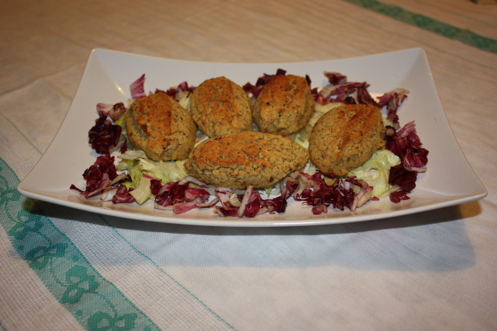 falafel al forno - piatto finito