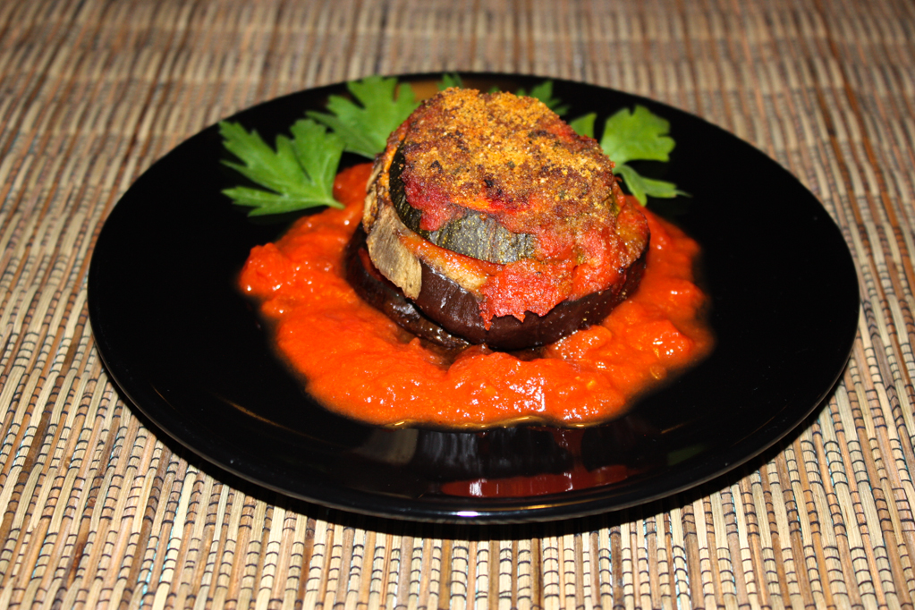 Torre Di Zucchine E Melanzane – Piatto Pronto