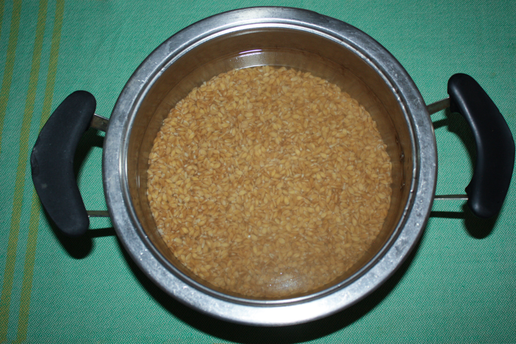 insalata di farro - cuocere il farro