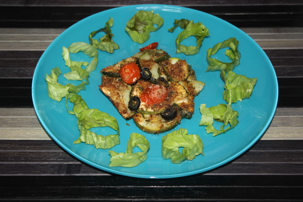 zucchine alle erbe aromatiche - piatto finito