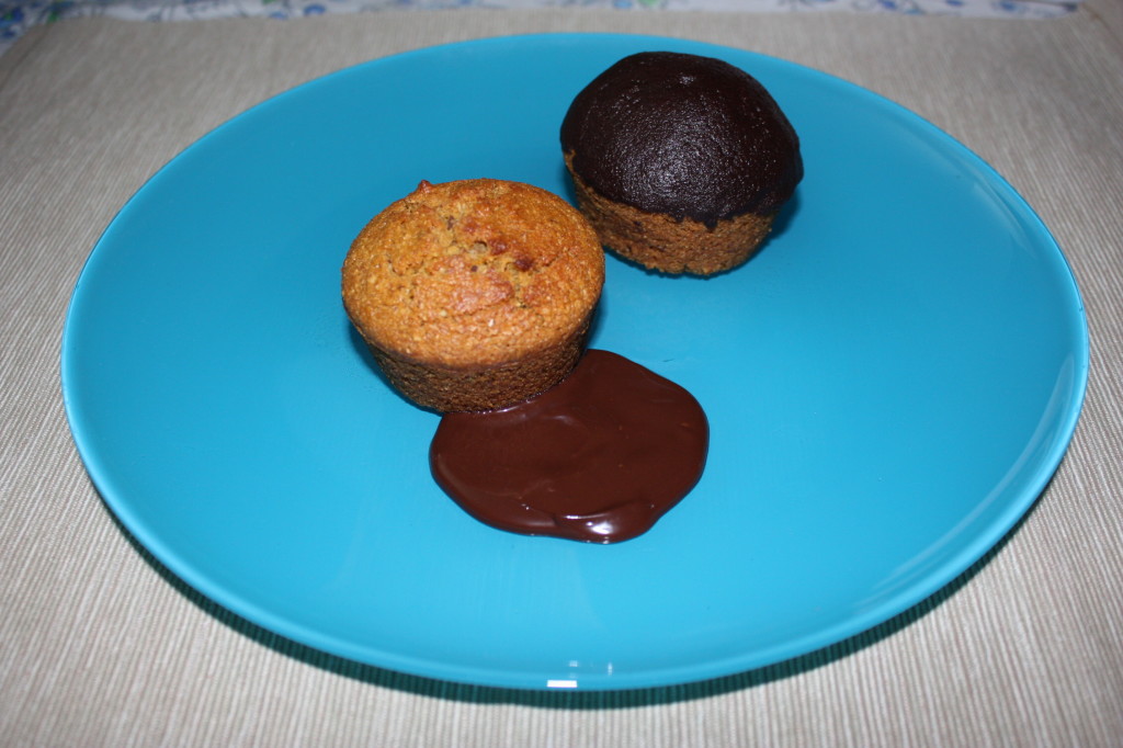 muffin alla zucca vegan - piatto finito