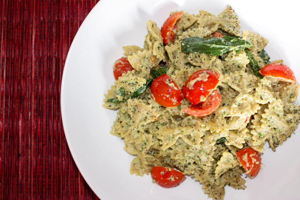 Insalata Di Pasta Al Pesto Di Tofu