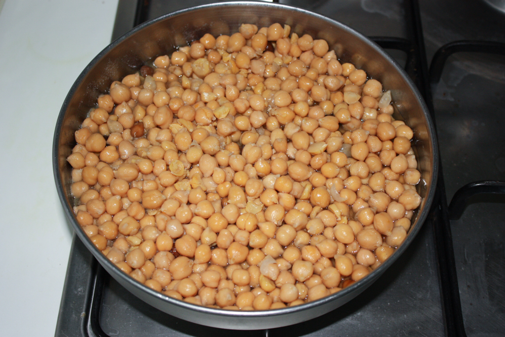 cous cous ai ceci - ceci cotti