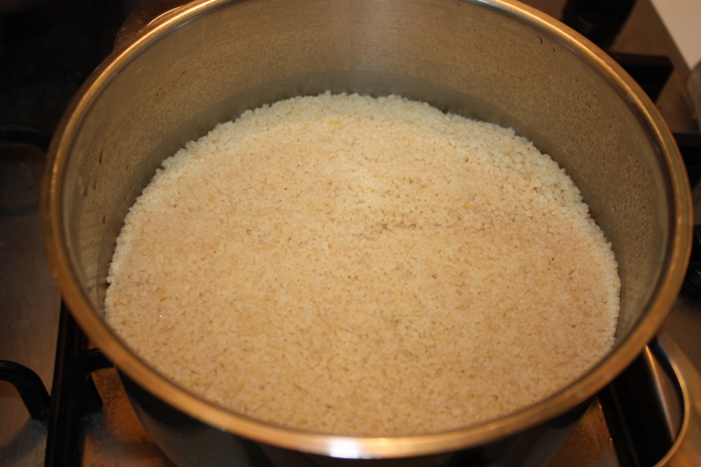 come cucinare il cous cous - acqua assorbita