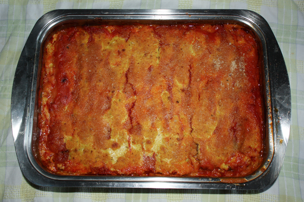 parmigiana di zucchine - cuocere la parmigiana