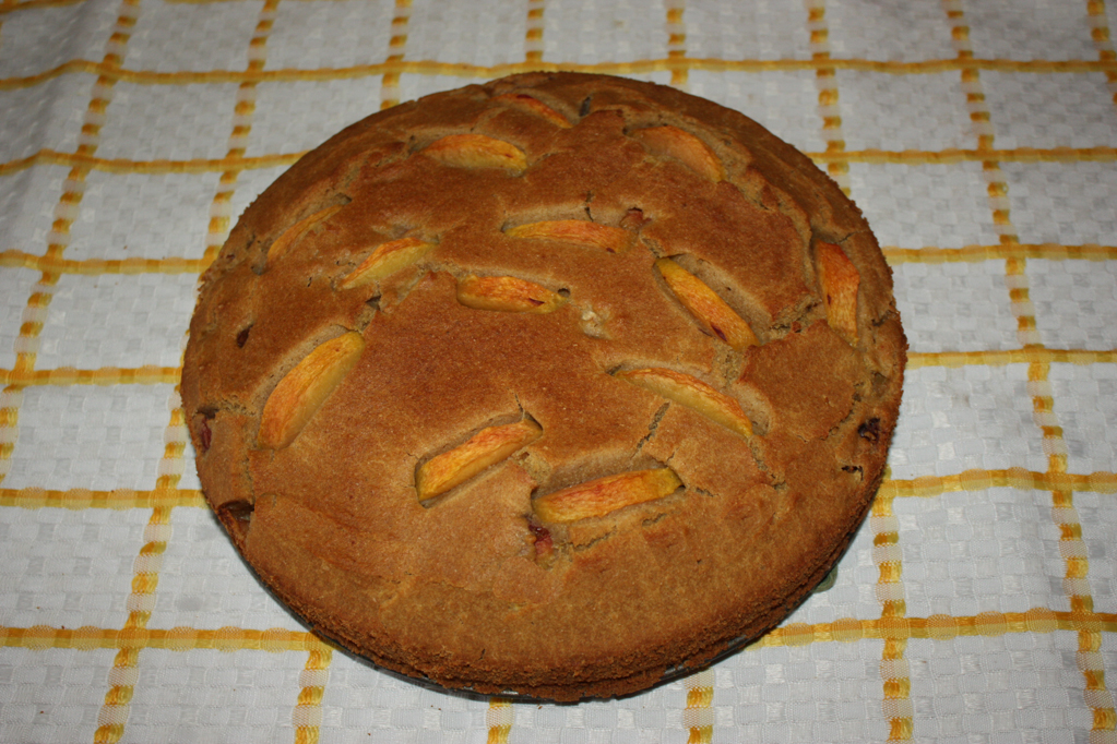 torta alle pesche - torta pronta