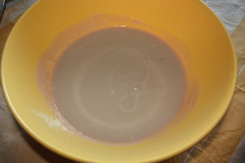 torta yogurt e pere - aggiungo yogurt