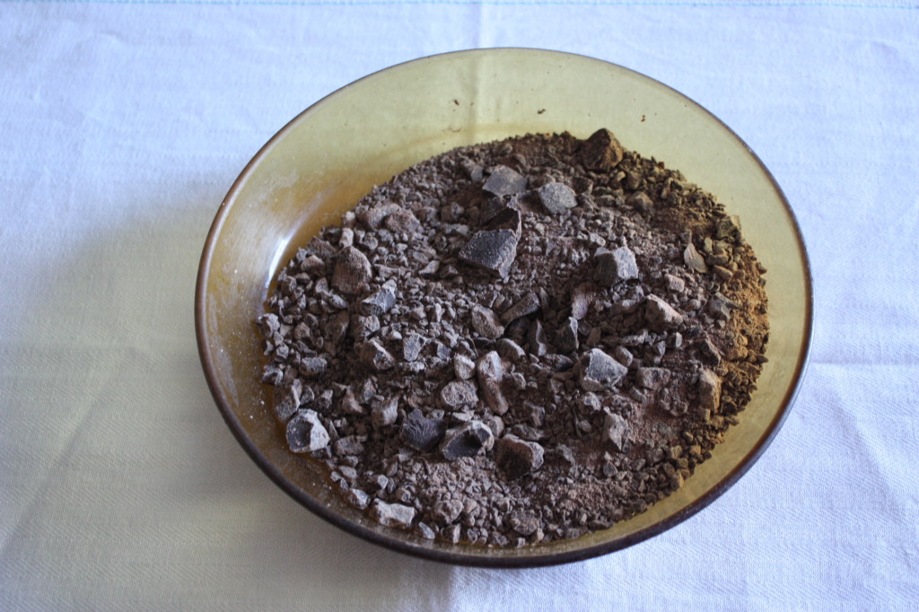 muffin al cioccolato - cioccolato a pezzi