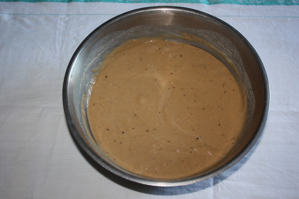 muffin al cioccolato - unire tutti gli ingredienti