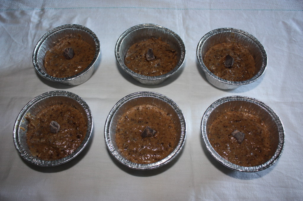 muffin al cioccolato - mettere negli stampini