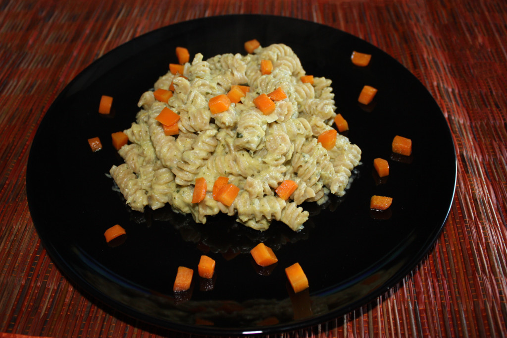 fusilli con crema di verdure - piatto pronto