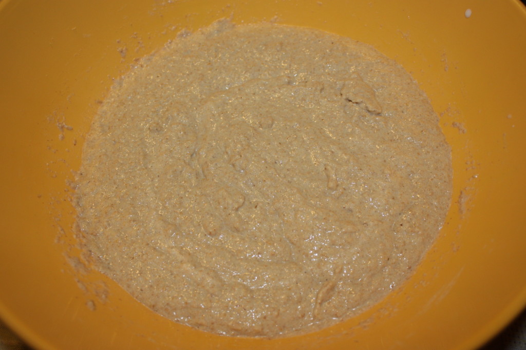 muffin salati - unire gli ingredienti