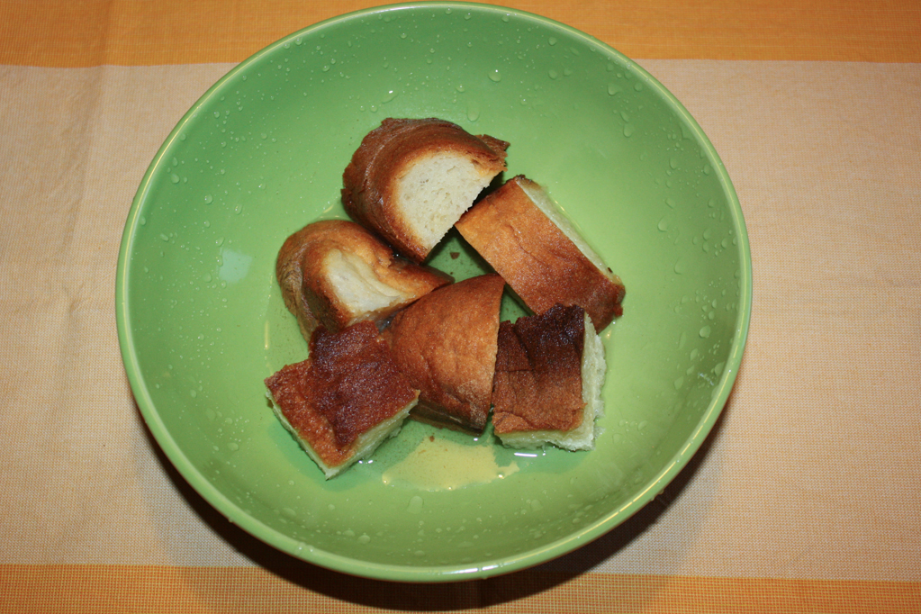 gazpacho - pane in ammollo