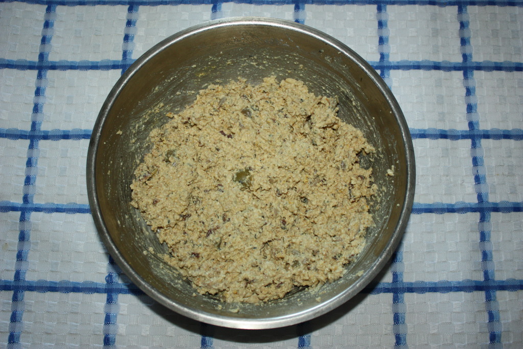 fiori di zucchina al tofu affumicato - ripieno