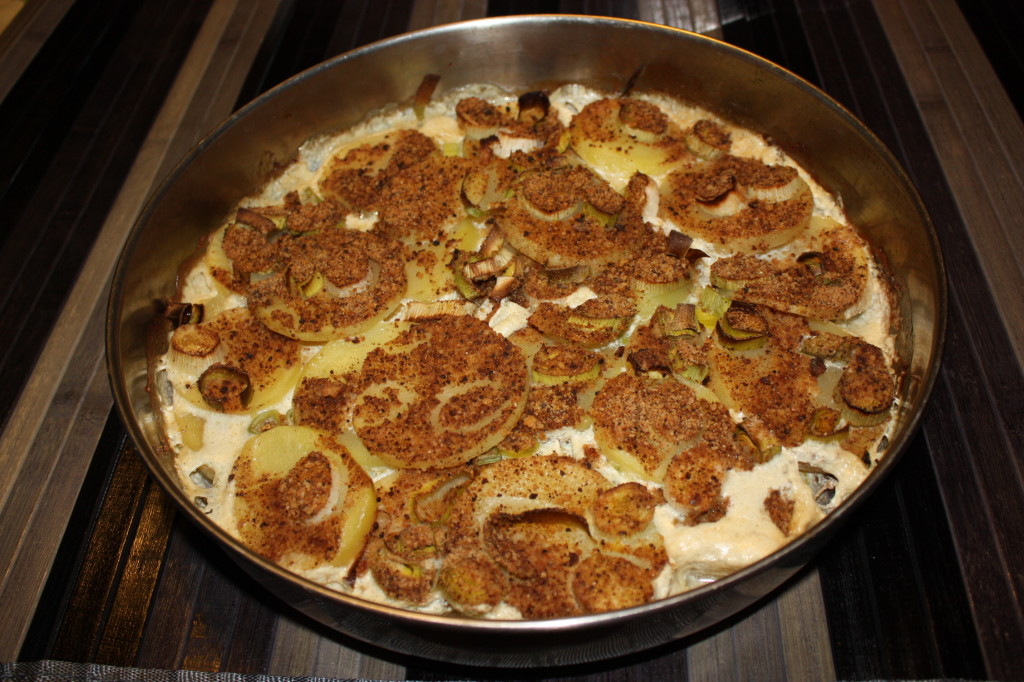Gratin di patate - infornare