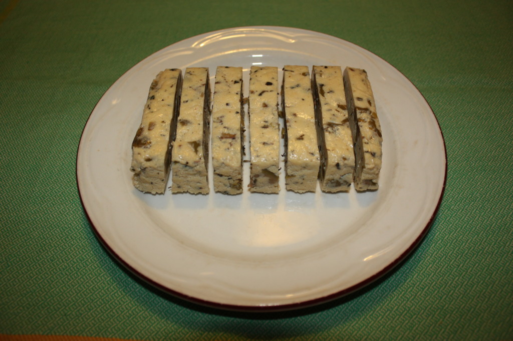 bastoncini di tofu croccanti - tagliare il tofu