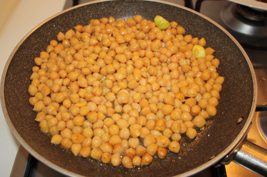 hummus di ceci - saltare i ceci