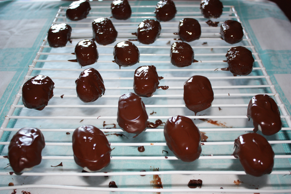 bounty - ricoprire col cioccolato