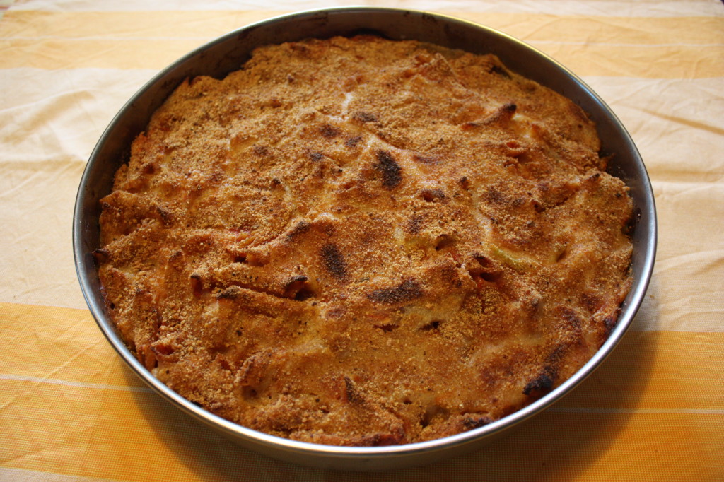 pasta al forno con cavolfiori - teglia pronta