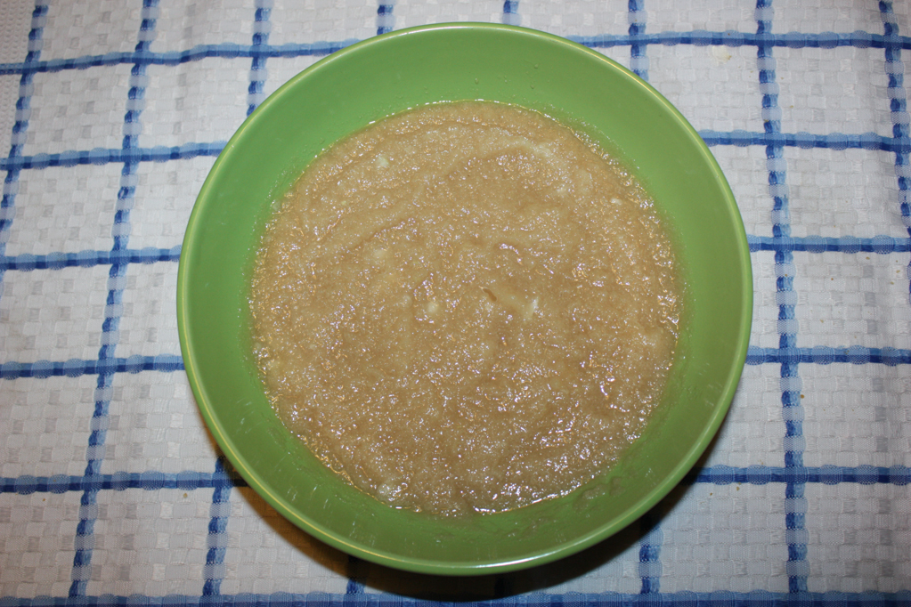 cheesecake di tofu alle pere - purea di pere