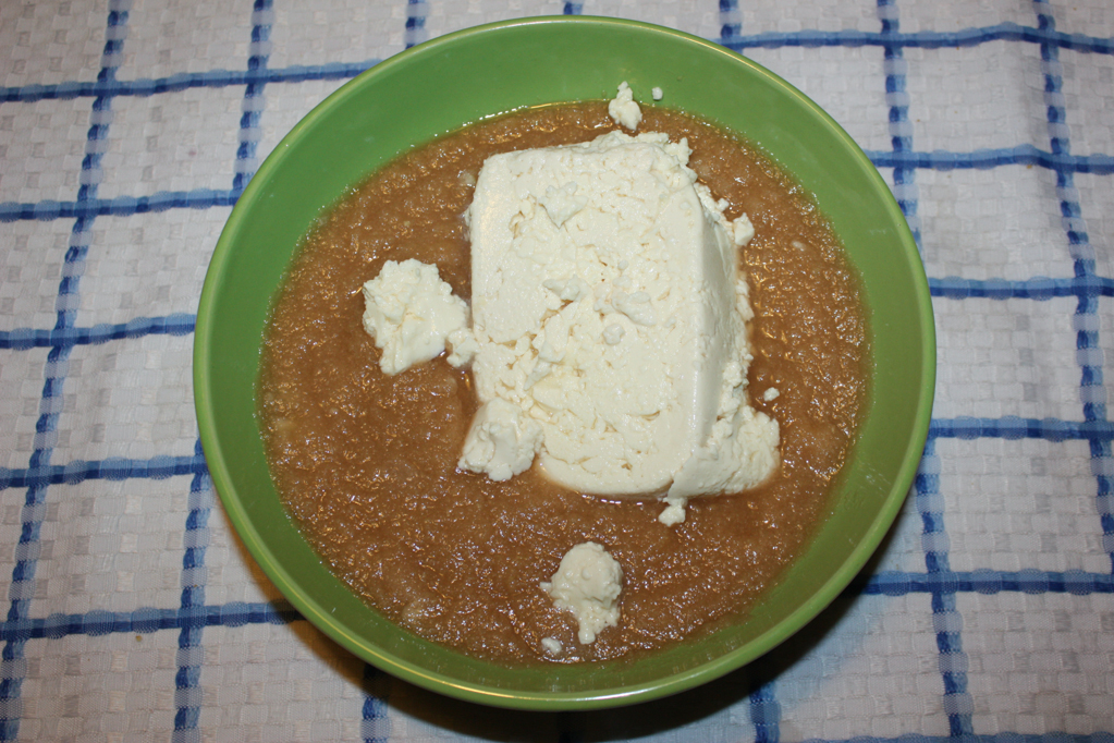 cheesecake di tofu alle pere - aggiungere il tofu