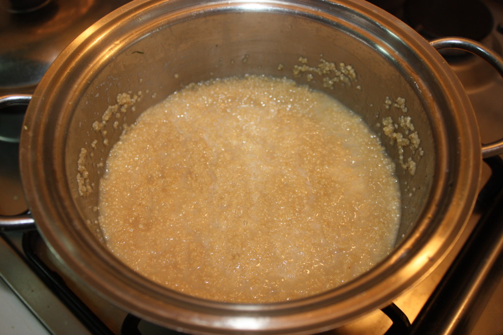 palline dolci di cous cous - cuocere il cous cous