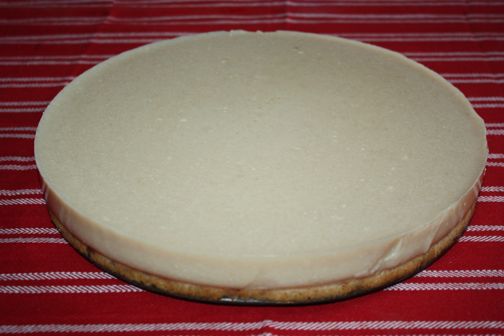cheesecake di tofu alle pere - torta pronta