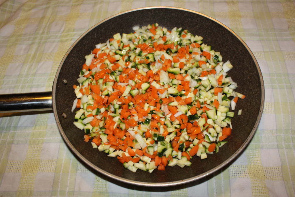 burger vegan di lenticchie - saltare le verdure