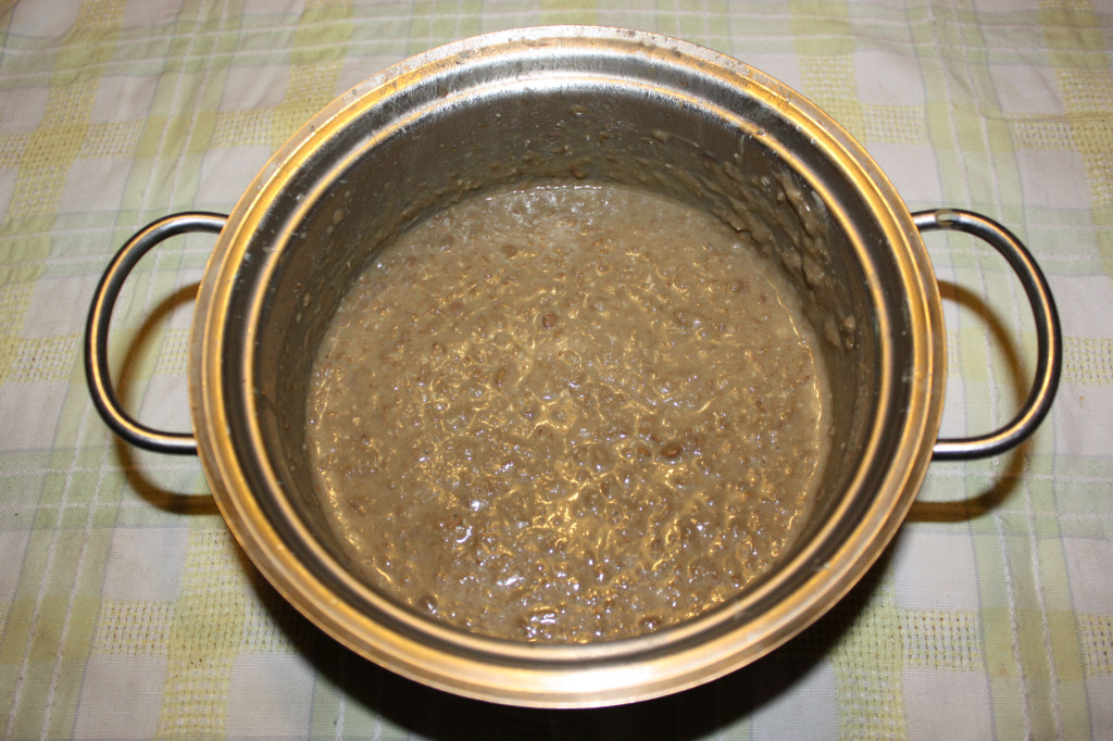 burger vegan di lenticchie - lenticchie frullate
