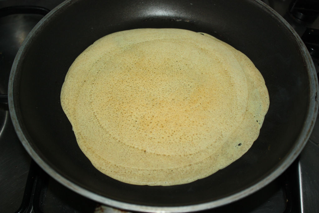 come preparare le crepes - cuocere la crepes