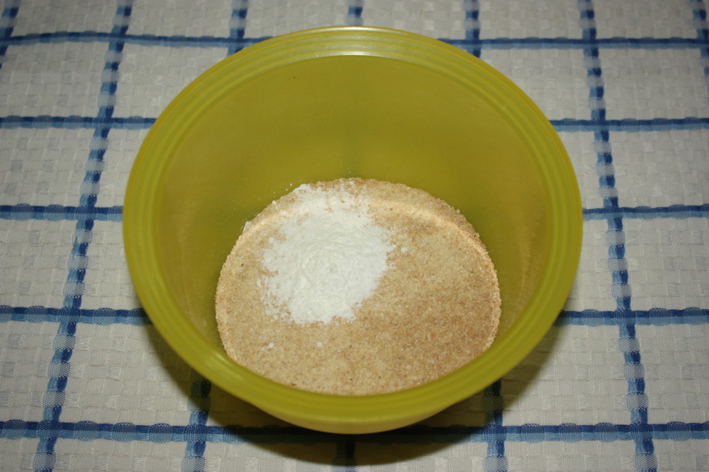 pancake vegan - setacciare farina