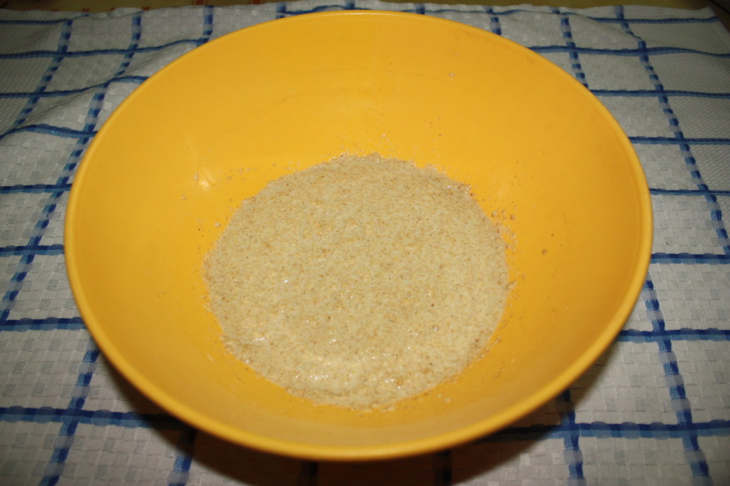 pancake vegan - unire acqua e farina