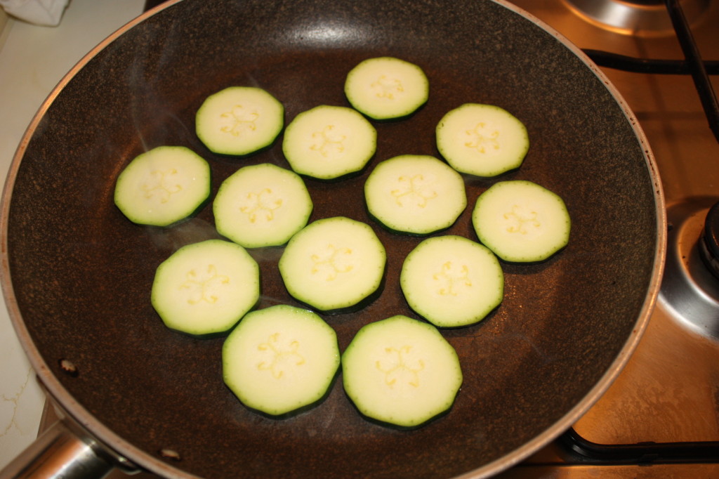 cous cous con verdure grigliate - grigliare le zucchine