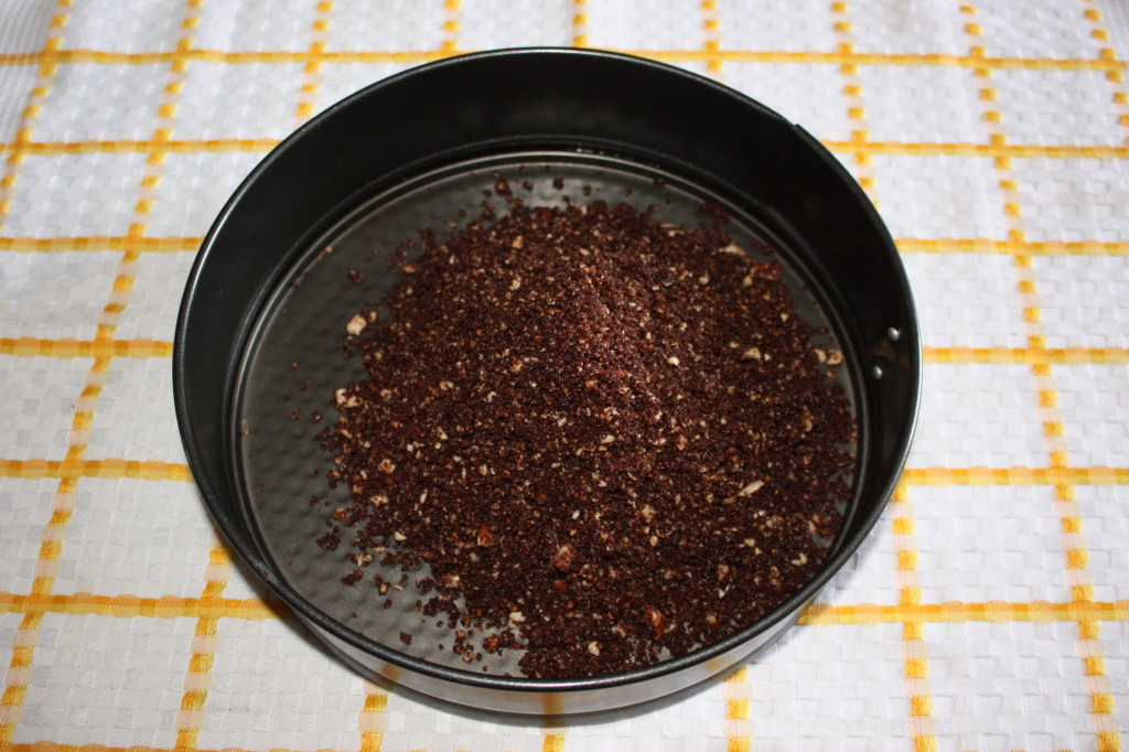 cheescake vegan al cioccolato - biscotti frullati