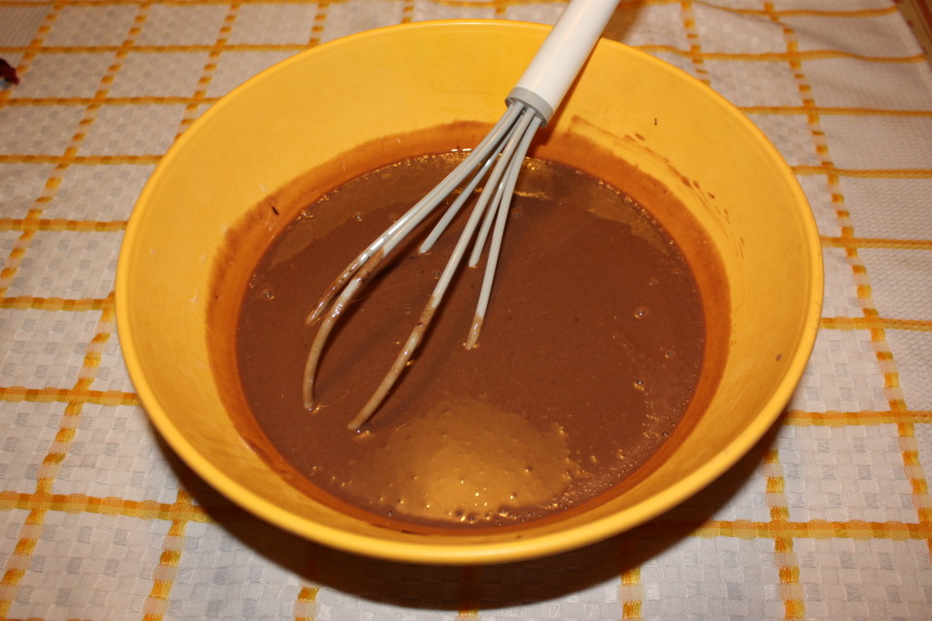 cheesecake vegan al cioccolato - unire tutti gli ingredienti