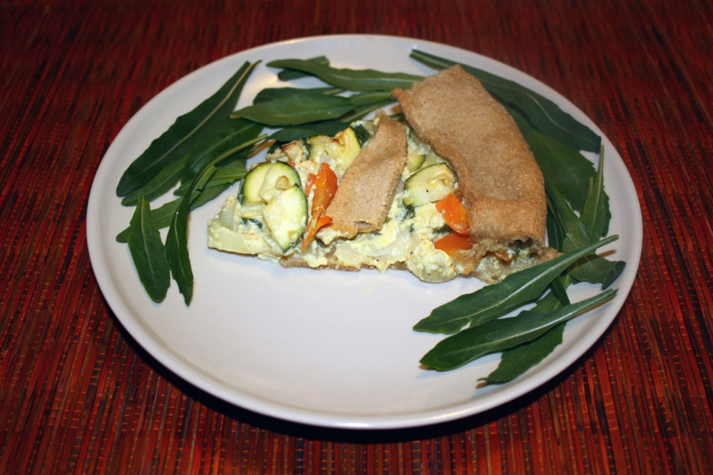 crostata di verdure - piatto pronto