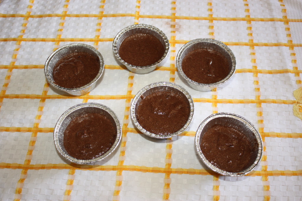 cupcakes al cioccolato - infornare