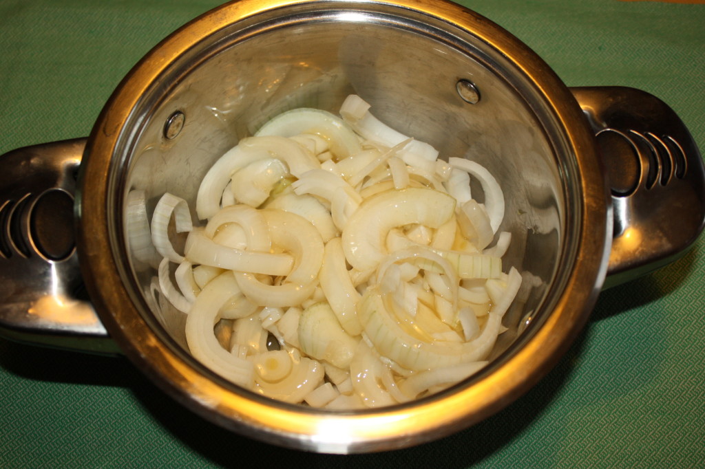 cipolle caramellate - aggiungere il malto
