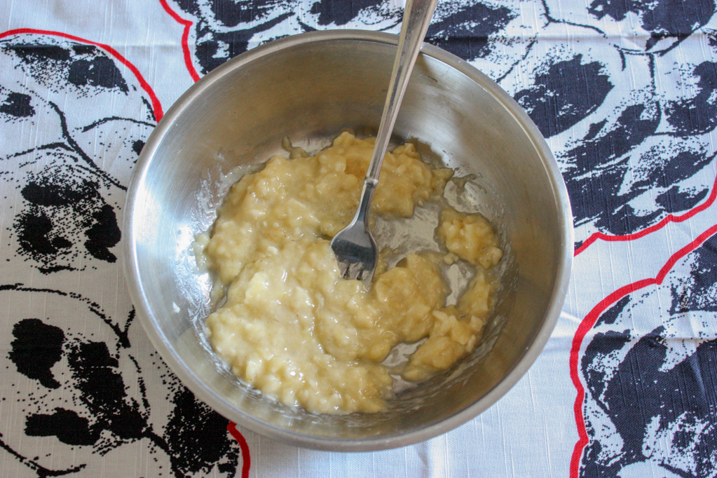crepes alla banana - banana schiacciata