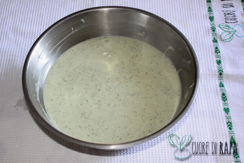 cheesecake alla menta e cioccolato - crema alla menta