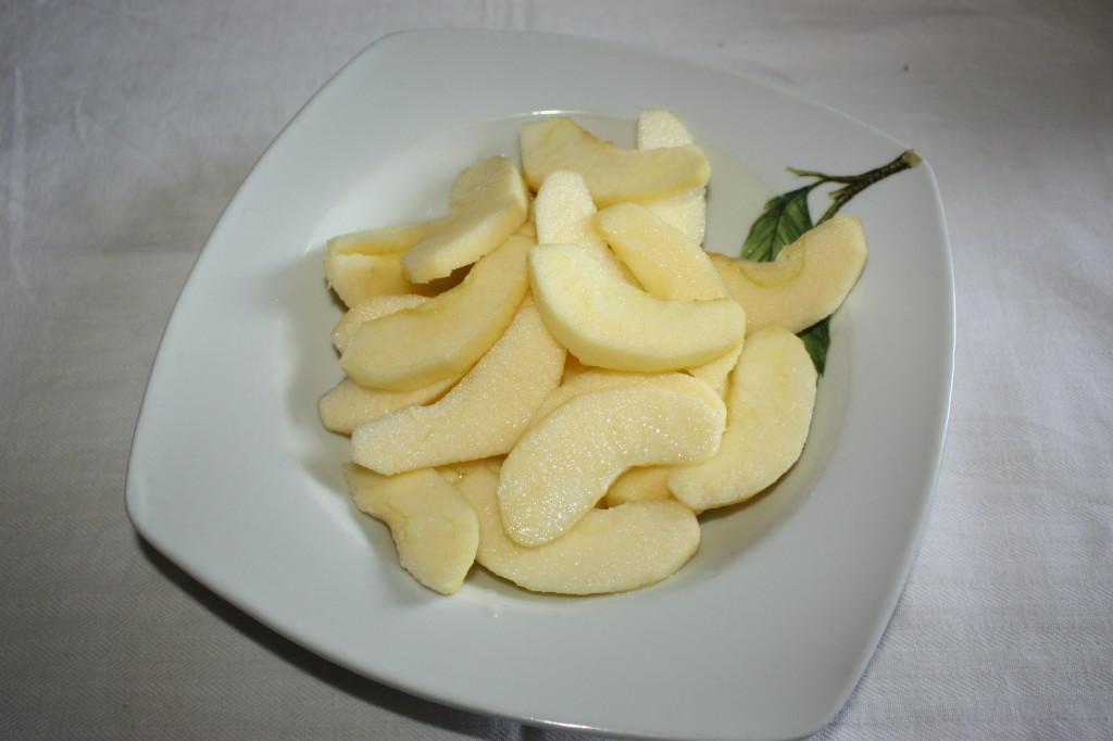 tortini di mela - mele a fette