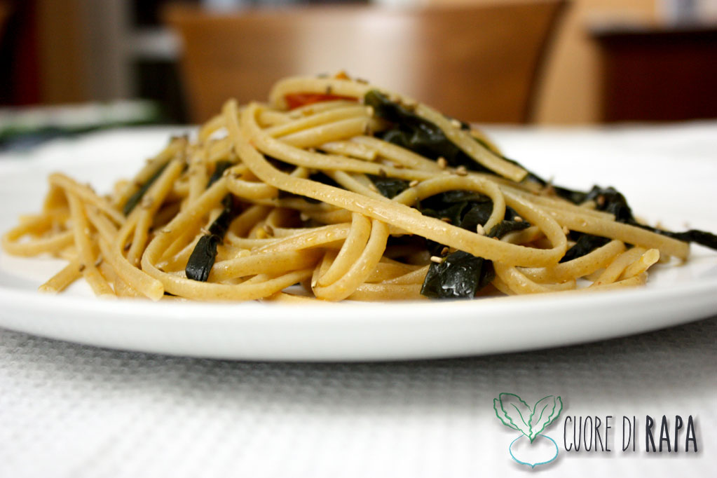 Linguine Alghe E Pomodorini