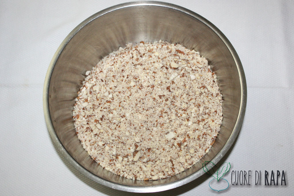 barrette energetiche raw - mandorle tritate