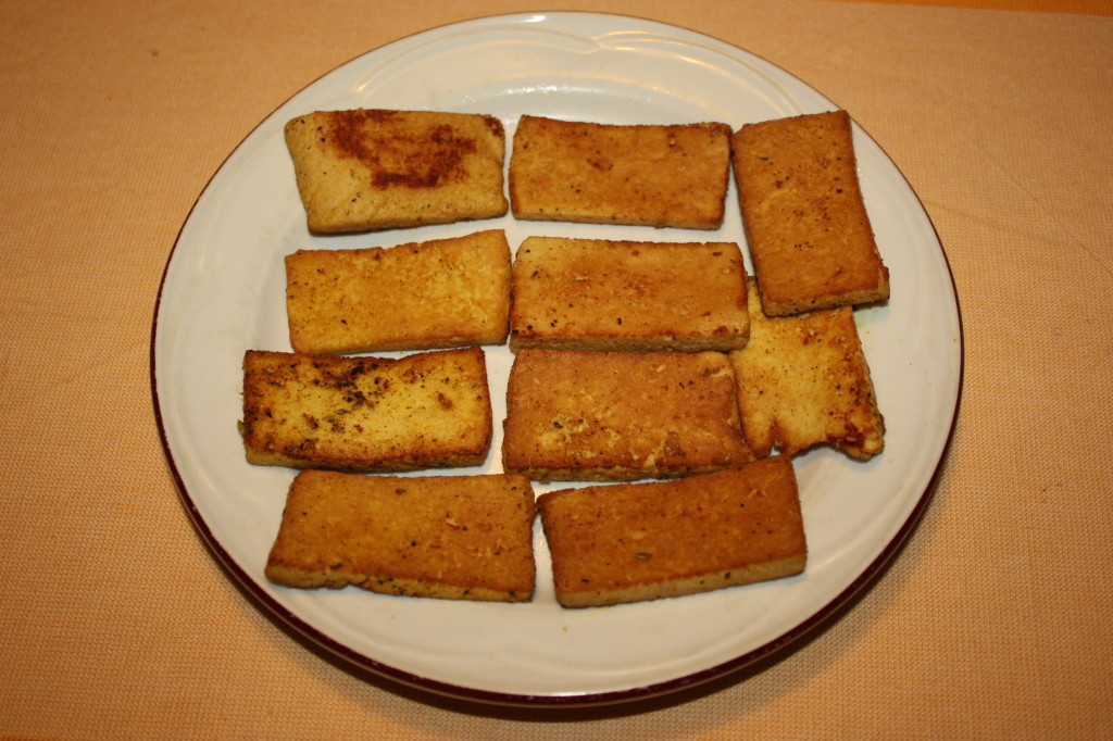 tofu grigliato con crema di sponsali - tofu grigliato
