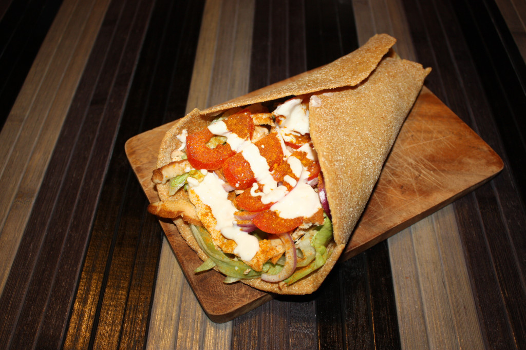 kebab vegan - piatto pronto