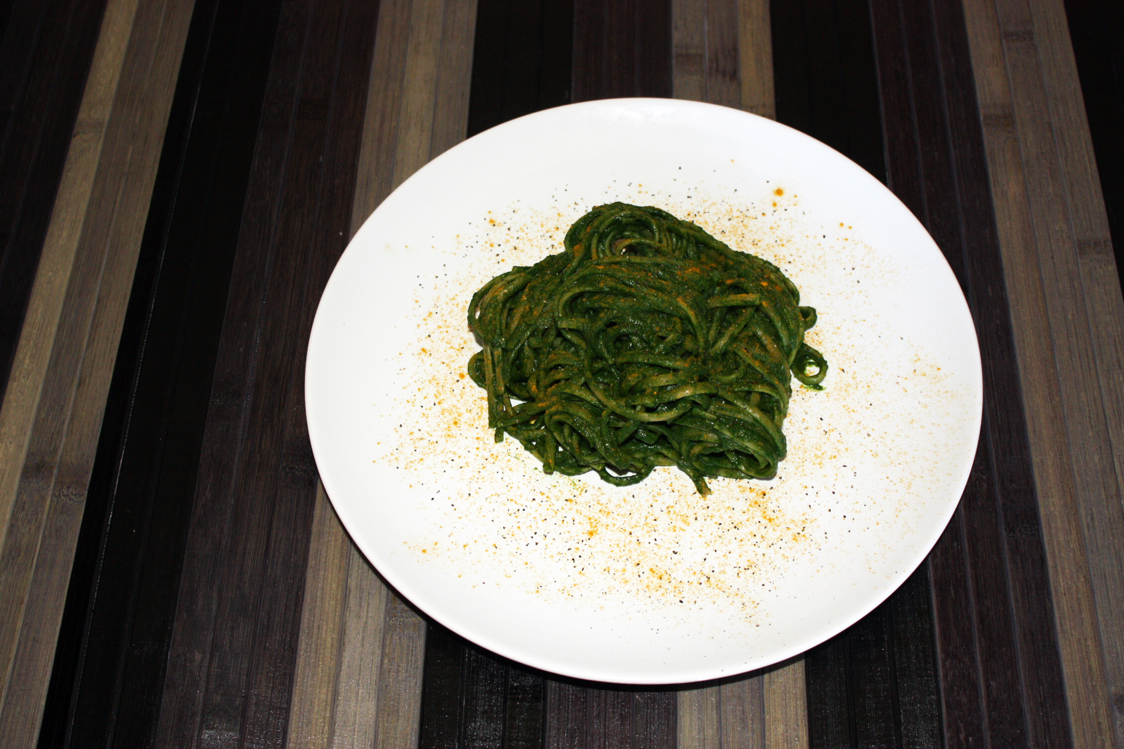 Linguine Al Pesto Di Spinaci – Piatto Pronto