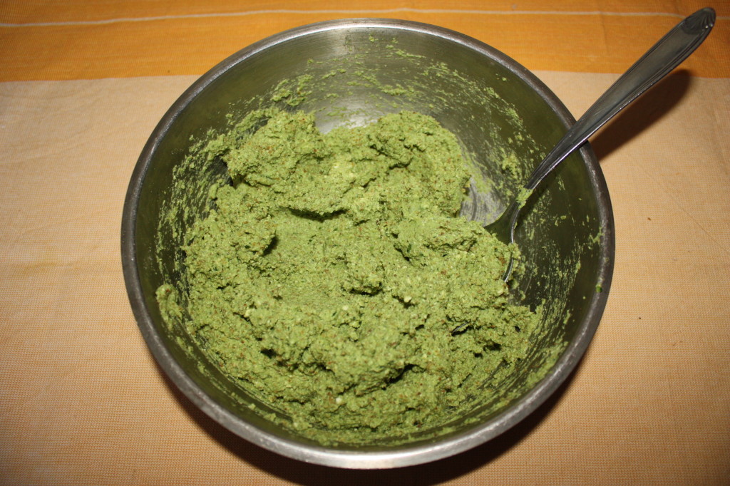 palline ai broccoli - frullare tutto