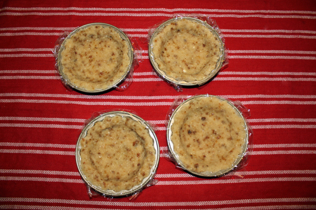 crostatine di mandorle al cioccolato - formiamo le crostatine