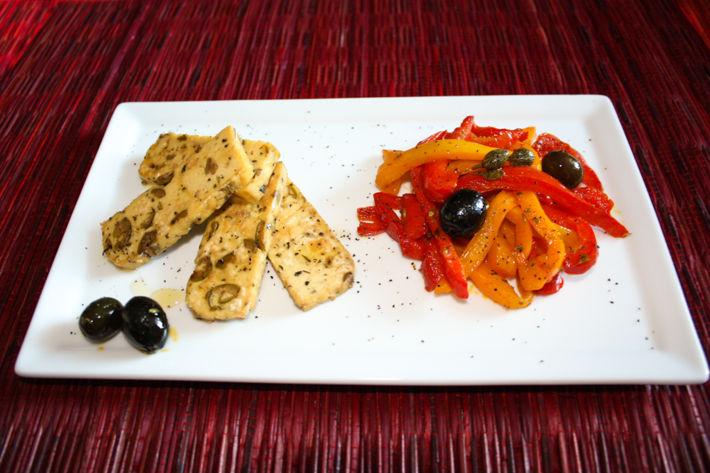 Tofu Grigliato Con Peperoni Croccanti – Piatto Pronto